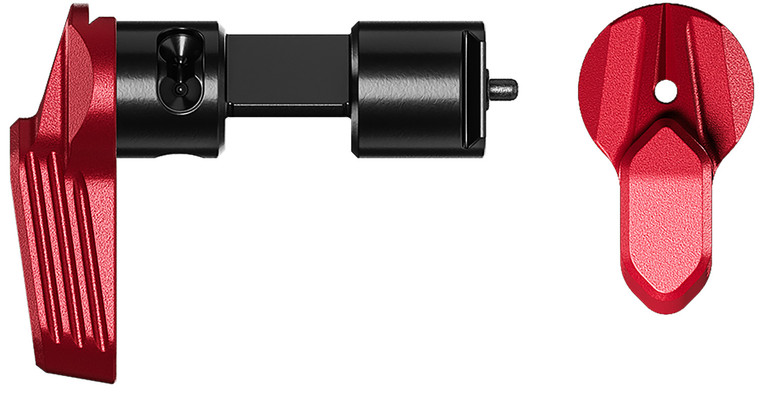 Radian Weapons R0233 Talon  4590 Ambi Safety Red Fits MilSpec AR15AR10 Platform  Sig MCXMPX - R0233