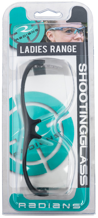 Radians WS2310CS Ladies Range Eyewear Women Clear Lens Gray with Aqua Accents Frame - WS2310CS