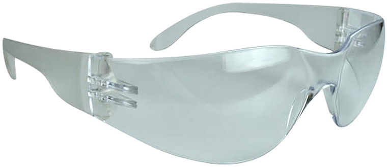 Radians MR0110ID Mirage Safety Eyewear Adult Clear Lens Polycarbonate Clear Frame - MR0110ID