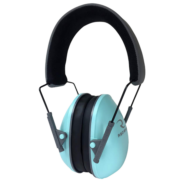 Radians LS0820CS Lowset Passive Muff 21 dB Over the Head Aqua BlueBlack Women 1 Pair - LS0820CS