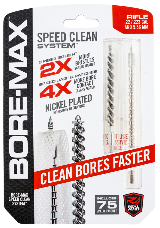 Real Avid AVBMSET223 BoreMax Speed Clean Upgrade Set 223 Rem 22 Cal Rifle - AVBMSET223