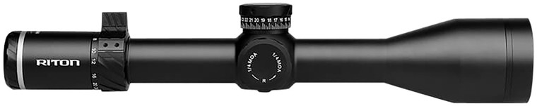 Riton Optics 5C428AFI23 5 Conquer Black 428x56mm 34mm Tube Illuminated MOR Reticle - 5C428AFI23