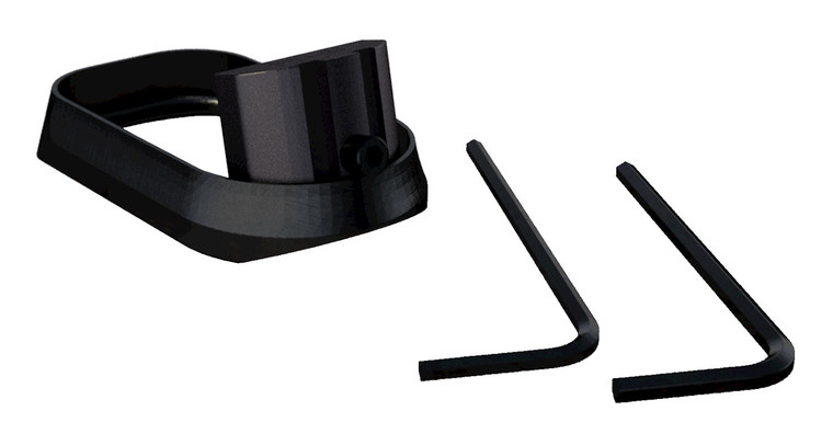 Rival Arms RA70G211A Two Piece Magwell  made of Aluminum with Anodized Black Finish for Glock 19 Gen4 - RA70G211A