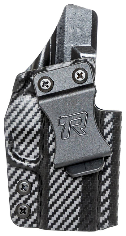 Rounded Gear SSRP365XMACROCFRHVAR Kydex  IWB Black Kydex Fits Sig P365 X Macro Belt Clip Right Hand - SSRP365XMACROCFRHVAR
