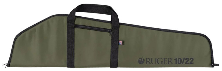 Ruger 28340 Ruger 1022 Rifle Case 40 Rifle Case Lockable Zipper Olive wRuger Logo - 28340