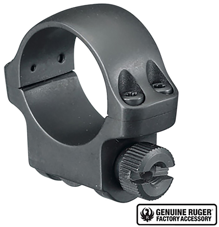 Ruger 90277 3BHM Scope Ring  Matte Black 1 Low - 90277