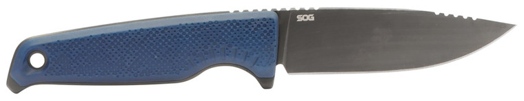 S.O.G SOG17790157 Altair FX  3.40 Fixed Clip Point Plain Satin TiCN Cryo CPM 154 SS Blade Squid Ink Black GRN Handle Includes Sheath - SOG17790157