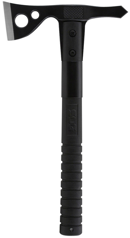 S.O.G SOGF06TNCP FastHawk  2 Blade 420HC SS Blade Black Side Hammer Checkering wSOG GRN Handle 12.50 Long Tomahawk - SOGF06TNCP