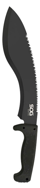 S.O.G SOGMC11N SOGfari  12 Black Hardcased 3Cr13MoV SS Blade Black Kraton Handle 18 Long Includes Sheath - SOGMC11N