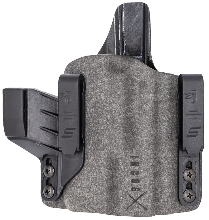 Safariland INCOG0895A0CX261 IncogX  IWB BlackGray Boltaron Belt Clip Fits Glock 43X48 Right Hand - INCOG0895A0CX261