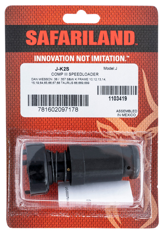 Safariland JK2S Comp III  Speedloader 38 Special357 Mag 6rd Dan WessonSW - JK2S