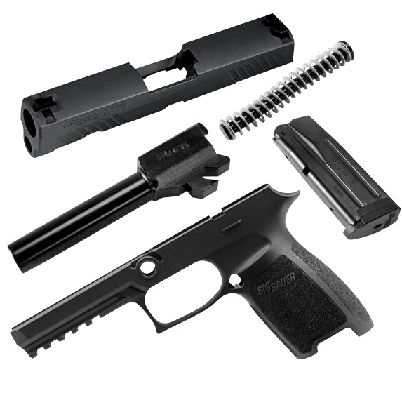 Sig Sauer 8900269 P320 XFive Legion XChange Kit 9mm Luger Sig 320 Handgun Black - 8900269