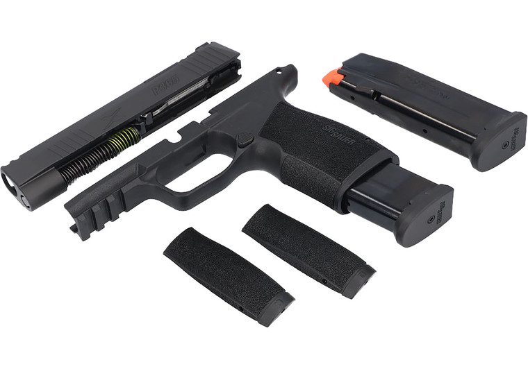 Sig Sauer 8901443 P365XMACRO Caliber Exchange Kit 9mm Luger 3.10 171 2 Black Optic Cut Slide Polymer Picatinny Rail Frame XRay 3 Sights for All Sig P365 Models - 8901443