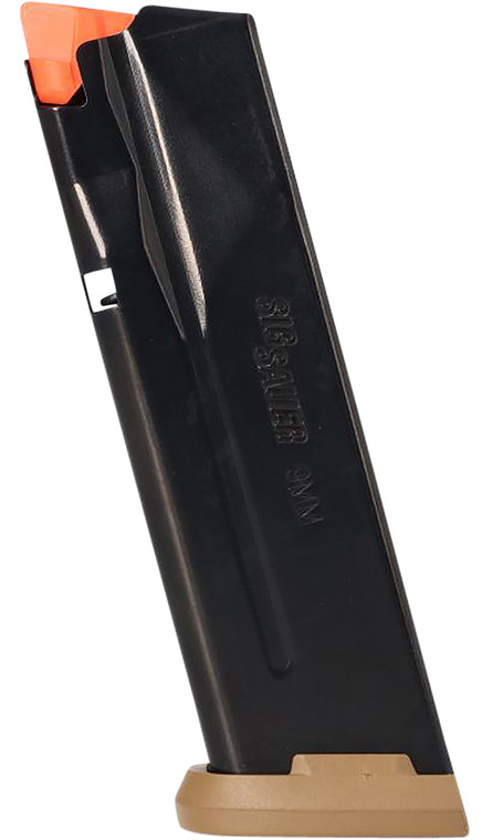 Sig Sauer 8901206 P365XMACRO  17rd 9mm Luger Coyote Tan Floor Plate Fits All Sig P365 Models - 8901206