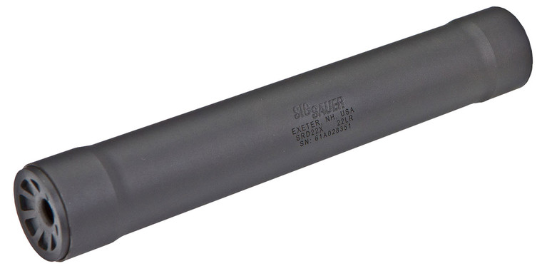 Sig Sauer SRD22X SRD22X  22 LR 1 Black Titanium Tube w17 4 Stainless Steel Baffles 12 28 tpi - SRD22X