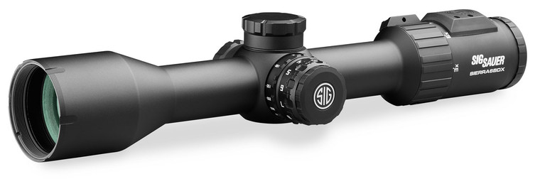 Sig Sauer ElectroOptics SOSBDX631 Sierra 6 BDX 2 Black Anodized 318x44mm 30mm Tube Illuminated BDXR2 Reticle - SOSBDX631
