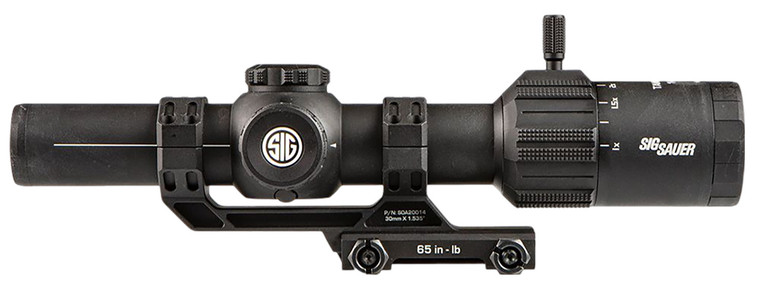 Sig Sauer ElectroOptics SOTM61002 TangoMSR LPVO Black 16x24mm 30mm Tube Illuminated BDC6 Reticle - SOTM61002