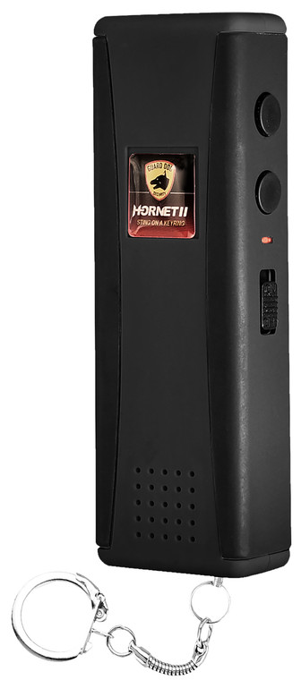 SKYLINE USA INC SGGDH2HVBK Stun Gun Hornet 2 Black Features FlashlightAlarm Includes KeychainSiren AlarmUSB Charger - SGGDH2HVBK