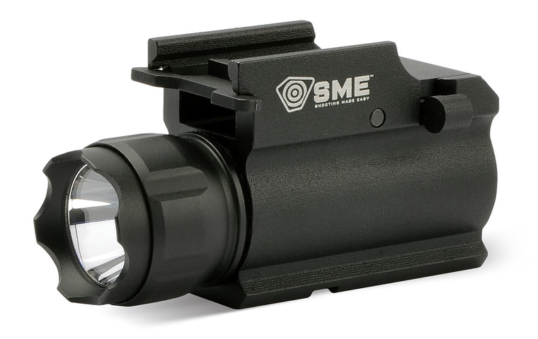 SME SMEWL Rail Mounted Pistol Weapon Light  Black 250 Lumens White Cree LED - SMEWL