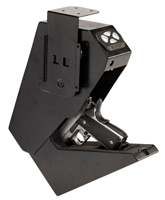 SnapSafe 75431 Drop Box Keypad Vault KeypadKey Entry Black Steel Holds 1 Handgun 13.50 H x 7.50 W x 3.60 D - 75431