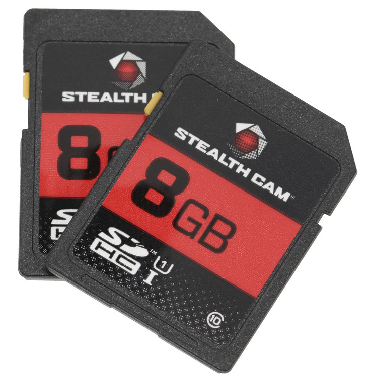 Stealth Cam STC2SD8GB SD Memory Card  8Gb 2 Per Pack - STC2SD8GB