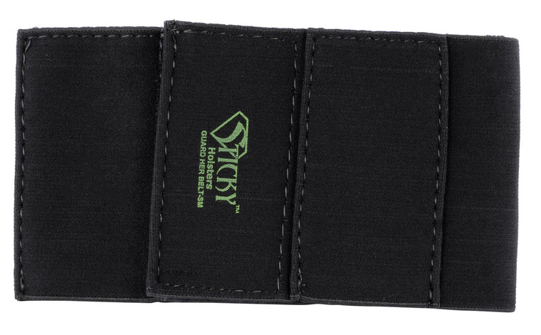 Sticky Holsters GHBSM Guard Her  Garter Size Small Black Elastic - GHBSM