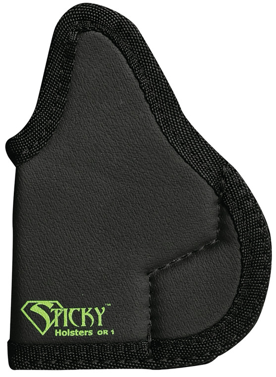 Sticky Holsters OR1 OR1  BlackGreen Latex Free Rubber Fits Sig P938Kimber Micro 9 Ambidextrous - OR1