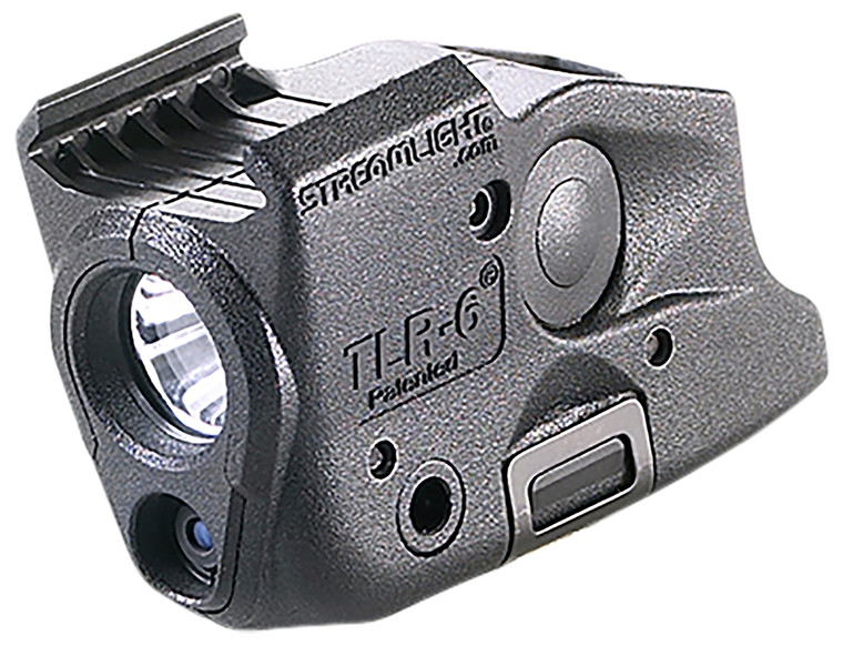 Streamlight 69287 TLR6 Gun Light  Black 100 Lumens White LEDRed Laser Springfield Armory Hellcat - 69287