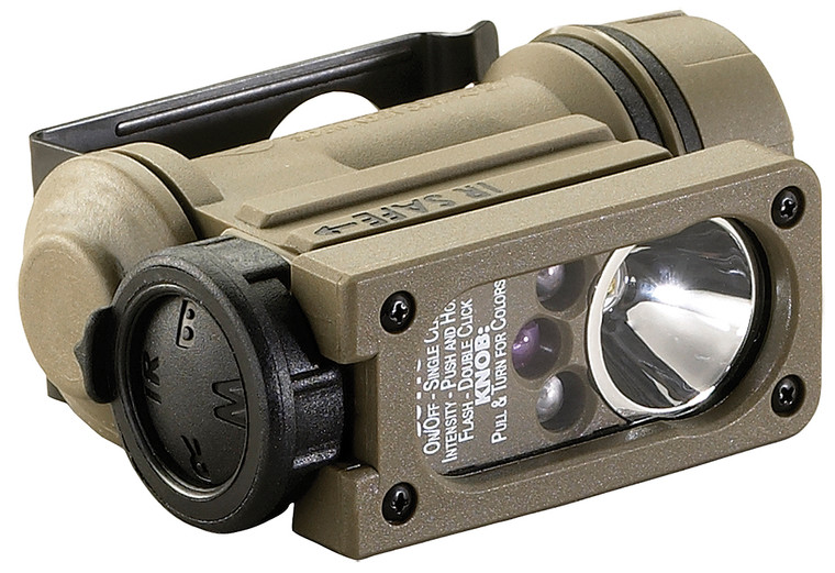 Streamlight 14514 Sidewinder Compact II  Coyote 1.51.84.555 Lumens  WhiteRedBlueInfrared C4 LED - 14514