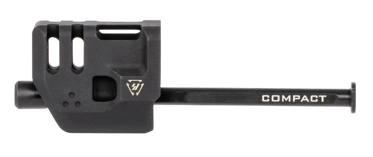 Strike Industries G4MDCOMPC Mass Driver Compensator Black Aluminum with 1.41 OAL for 9mm Luger Glock 19 Gen4 - G4MDCOMPC