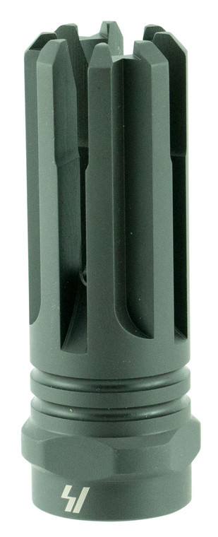 Strike Industries VENOMFH308 Venom Flash Hider Black Steel with 5824 tpi Threads 2.16 OAL  0.862 Diameter for 308 Win 7.62x51mm NATO ARPlatform - VENOMFH308