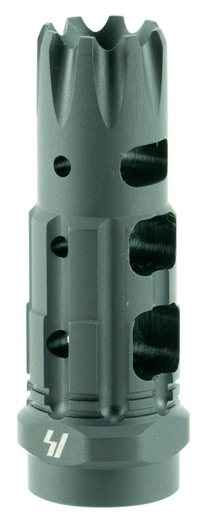 Strike Industries TCCOMP223 Triple Crown Comp  Black Steel with 1228 tpi Threads 2.63 OAL  0.85 Diameter for 223 Rem 5.56x45mm NATO ARPlatform - TCCOMP223