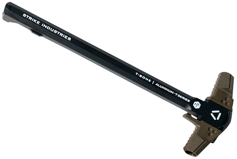 Strike Industries ARTBCH223BKOD TBone Charging Handle .2235.56x45mm Nato OD Green Polymer Handles Aluminum Shaft for AR15 - ARTBCH223BKOD