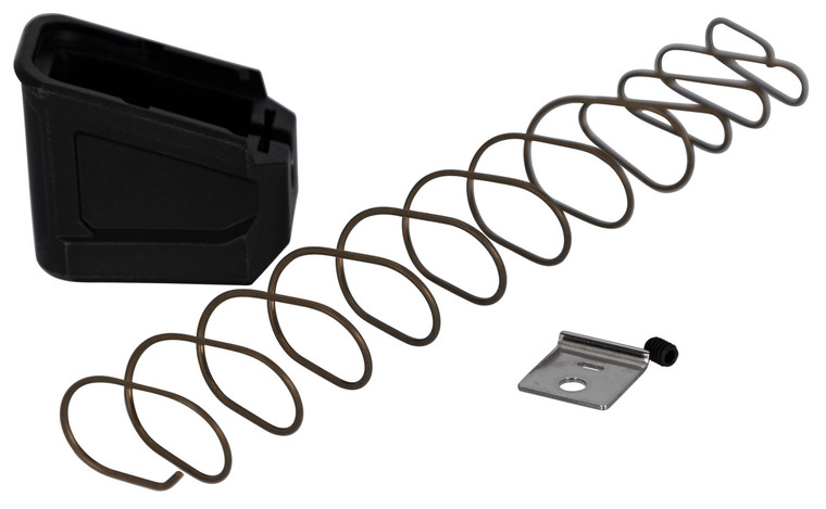 Strike Industries EMPG940 Enhanced Magazine Plate  56 9mm Luger40 SW Compatible w Glock Black Polymer - EMPG940