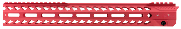 Strike STRIKERAIL Strike Rail  AR15 Red Aluminum 15.50 MLOK - STRIKERAIL