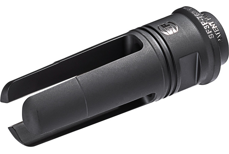 SureFire SF3P762MG1228 SOCOM 3Prong Flash Hider Black DLC Stainless Steel with 1228 tpi Threads  2.60 OAL for 7.62x51mm NATO AR10 - SF3P762MG1228