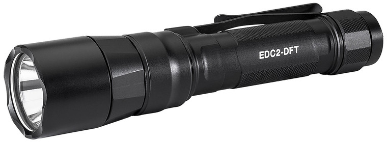 SureFire EDC2DFTBK  Everyday Carry Series Black Anodized 25600700 Lumens  White LED - EDC2DFTBK