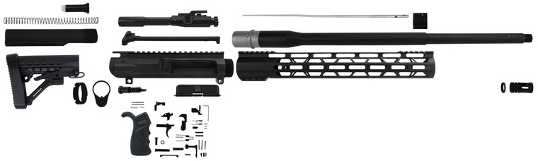 TacFire SSRK308LPK20BN AR Build Kit Rifle 308 Win AR10 Black Nitride Aluminum 5824 tpi Sports South Exclusive. - SSRK308LPK20BN