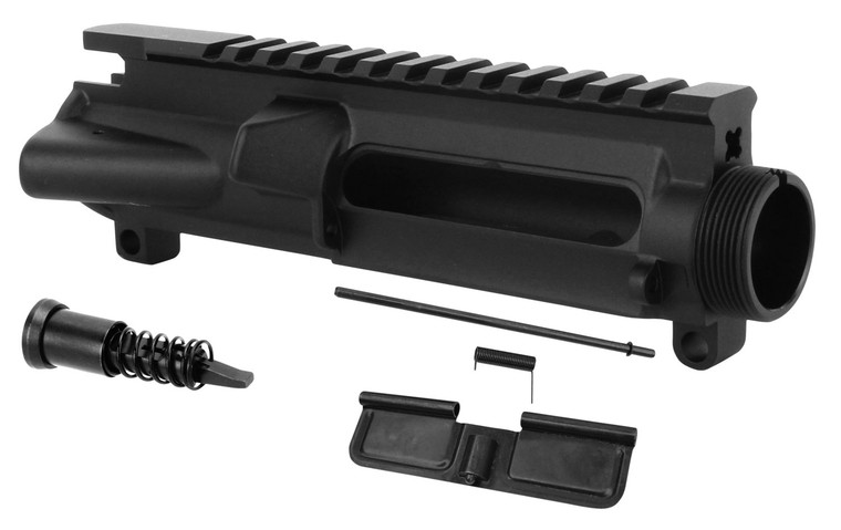 TacFire UP01C Stripped Upper Receiver  5.56x45mm NATO 7075T6 Aluminum Black Anodized Receiver for AR15 - UP01C TacFire UP01C Stripped Upper Receiver  5.56x45mm NATO 7075T6 Aluminum Black Anodized Receiver for AR15 - UP01C