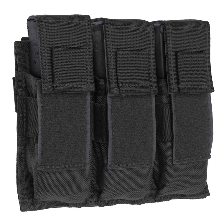 Tacshield T3603BK Universal Triple Pistol Triple Black 1000D Nylon - T3603BK