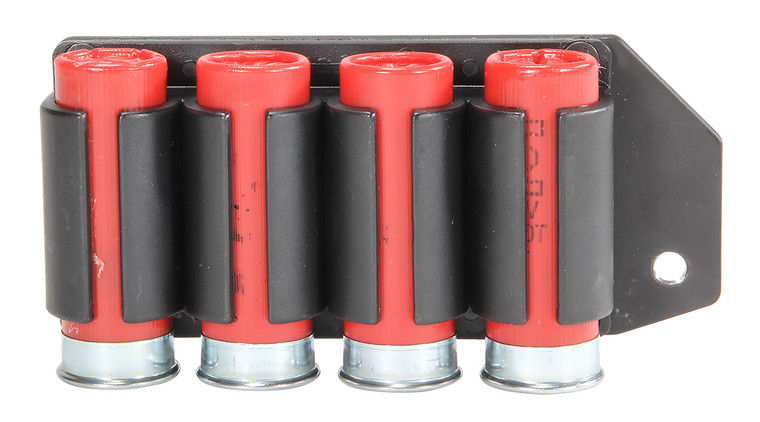 TacStar 1081168 SideSaddle  Rem 870 1100 1187 12 Gauge 4 Black Polymer wAluminum Mounting Plate - 1081168