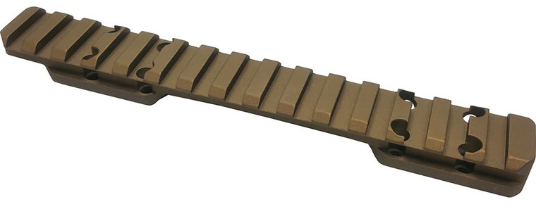 Talley PLMHC735 Picatinny Rail  Burnt Bronze Fits Browning XBolt Hells Canyon Long Action 20 MOA - PLMHC735