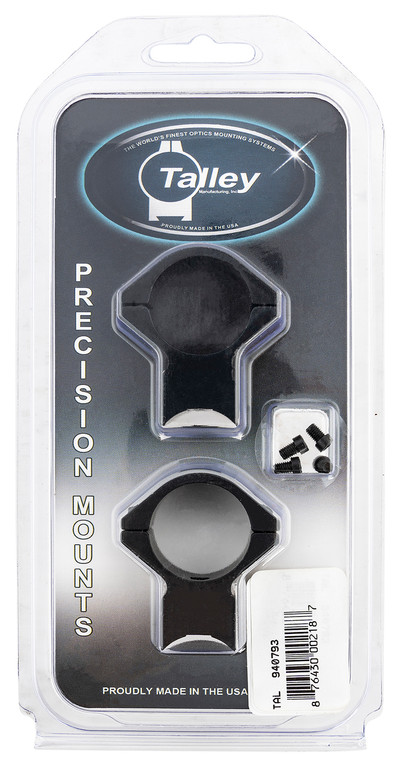 Talley 940793 Savage Scope MountRing Combo Black Anodized 1 Medium 0 MOA - 940793