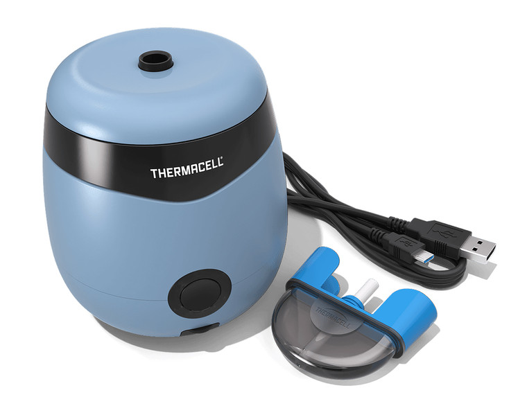 Thermacell E55B ESeries Rechargeable Repeller Light Blue Effective 20 ft Odorless Scent Repels Mosquito Effective Up to 12 hrs - E55B Thermacell E55B ESeries Rechargeable Repeller Light Blue Effective 20 ft Odorless Scent Repels Mosquito Effective Up to 12 hrs - E55B
