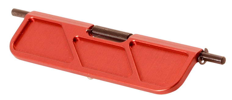 Timber Creek Outdoors ARBDCR Dust Cover  AR Platform Red Anodized Aluminum - ARBDCR