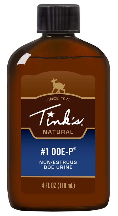 Tinks W6216 1 DoeP  Deer Attractant Doe Urine Scent Plastic 4 oz Bottle - W6216