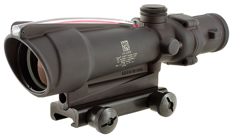 Trijicon 100145 ACOG  Matte Black 3.5x35mm Illuminated Red Chevron .2235.56 BDC Reticle - 100145