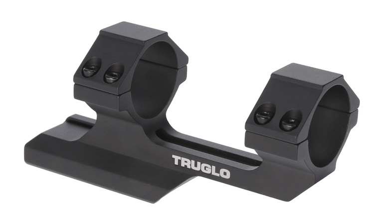 TruGlo TG8964B OnePiece Tactical Scope Mount Scope MountRing Combo Black Anodized 30mm - TG8964B