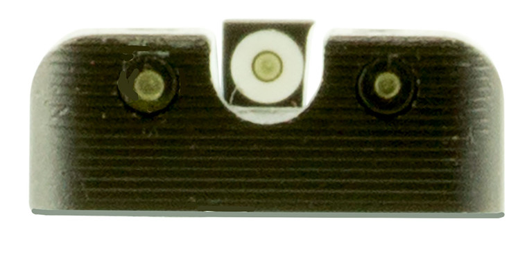 TruGlo TG231H1W Tritium Pro  Black  Green Tritium White Outline Front Sight Green Tritium Rear Sight - TG231H1W