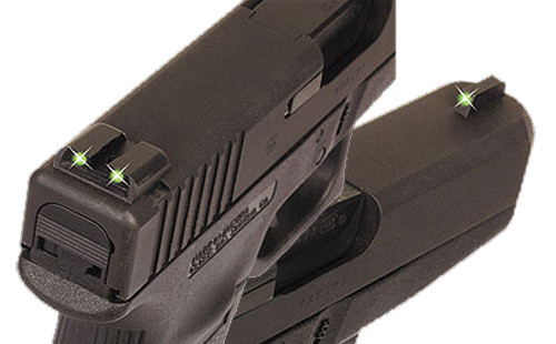 TruGlo TG231R2 Tritium  Black  Green Tritium Front Sight Green Tritium Rear Sight - TG231R2